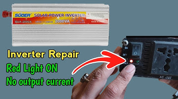 Inverter Repair 2000w Red Light ON || No Out Put Current