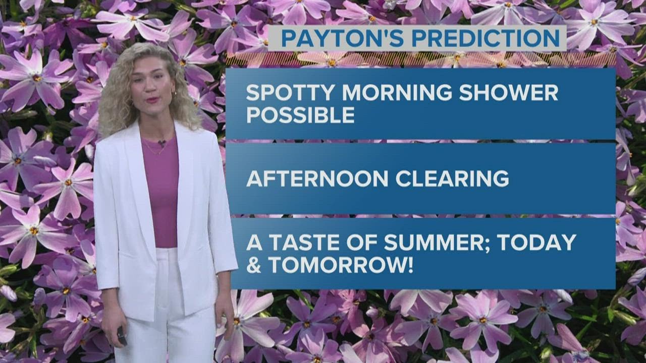 Northeast Ohio weather: feeling like summer this weekend - YouTube