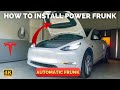 TESLA MODEL Y - EASY DIY POWER FRUNK INSTALL // RESULTS!!