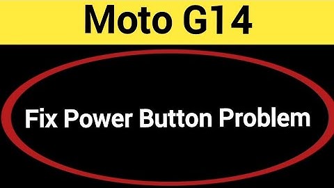 How to fix power button problem Moto G14, how to fix auto restart problem