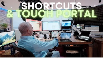 INSIDE MY SHORTCUTS & TOUCH PORTAL (Office Tour Extended)