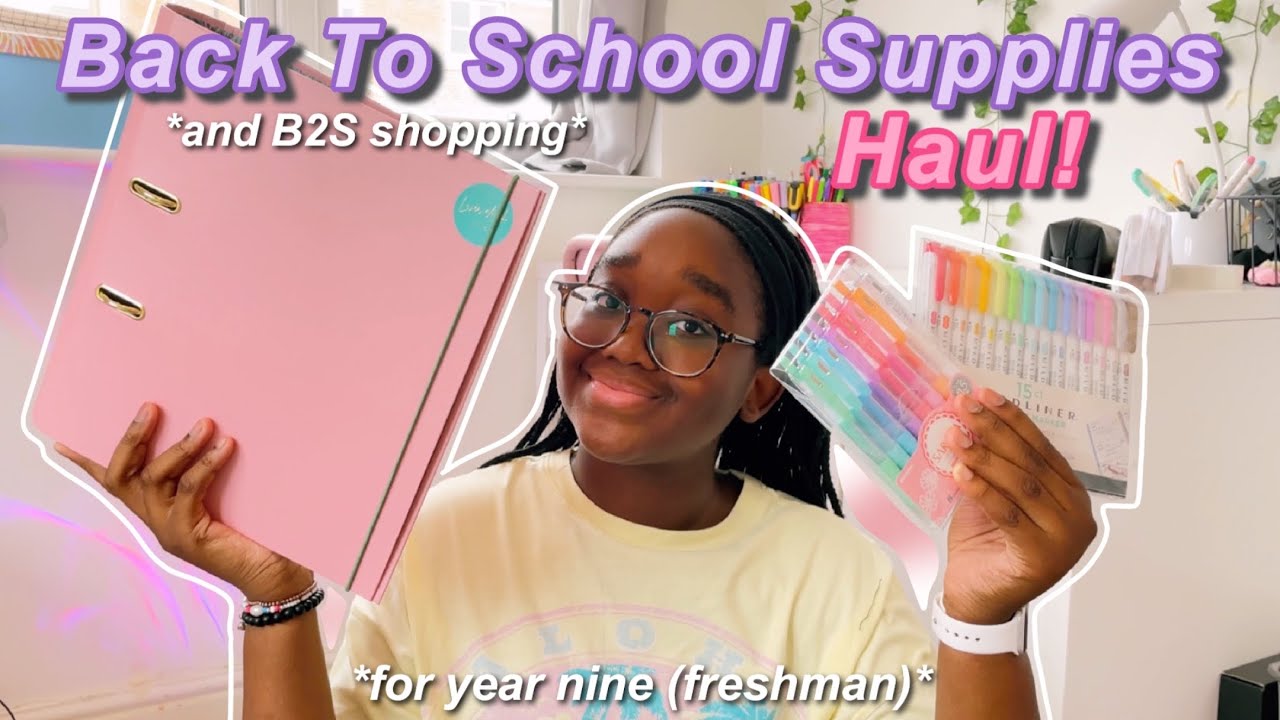 Huge Back to school supplies haul and shopping 2022. For year 10