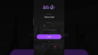 Lets Go Application - Motion Design