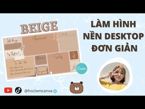 Thiết Kế Giao Diện Laptop với Canva  Tạo Hình Nền Máy Tính Đẹp  YouTube