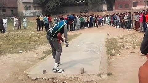 Hussain Gujjar vs Karnal Zahid Single Wicket Match#1 Video