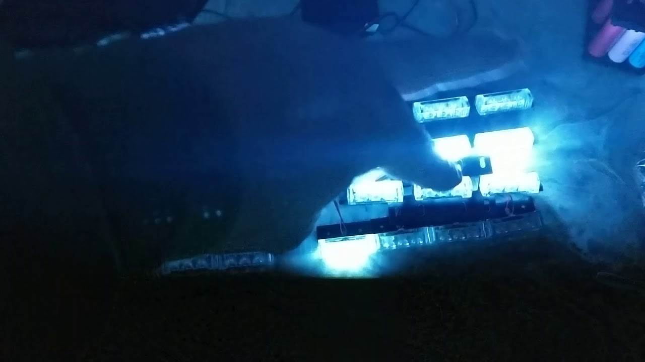 18 LED Flashing Strobe Warning Lights part 6 YouTube