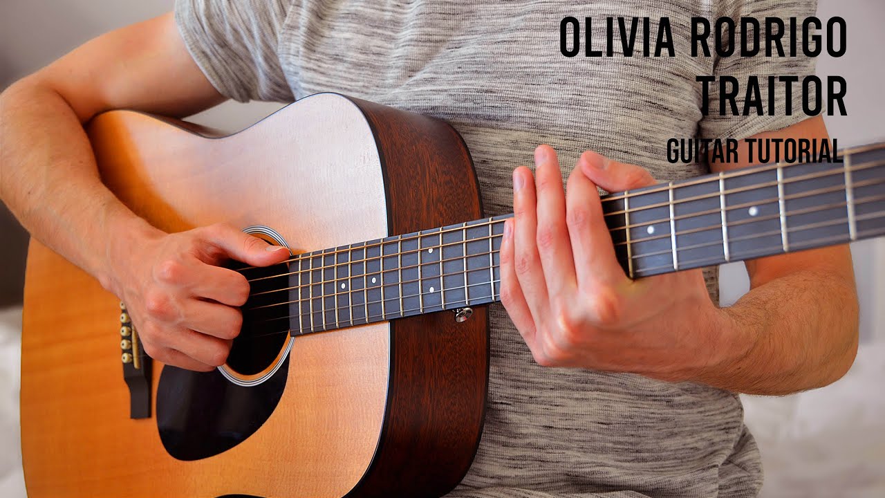 Olivia Rodrigo – TRAITOR, Guitar Tutorial