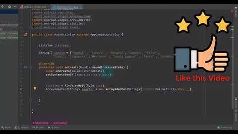 Listview in Android - Android Development in Hindi