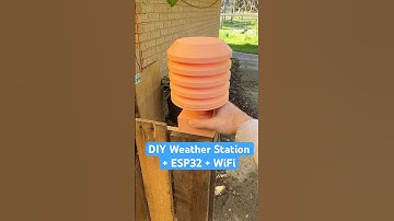 DIY Weather Station in 40 Seconds (ESP32 + WiFi + Adafruit IO)