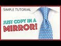 How to Tie-a-Tie - The Quick and Easy 'Oriental' Tie Knot (Mirrored)