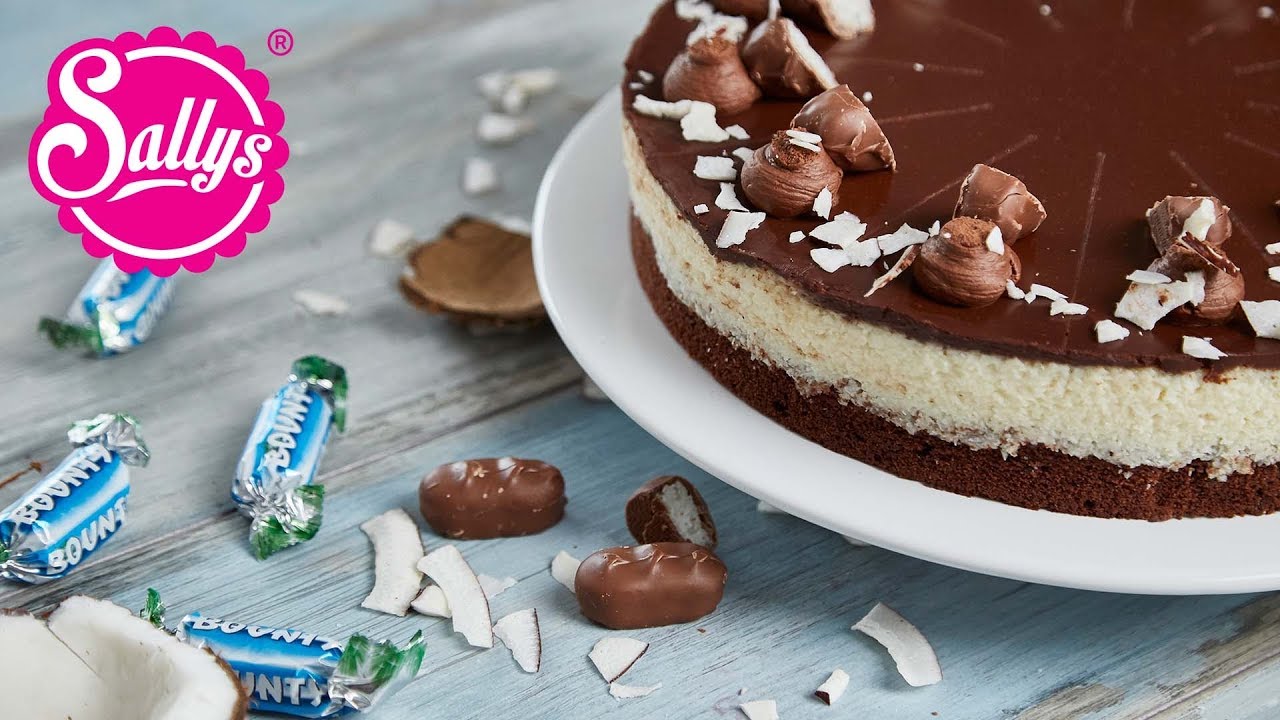 Bounty Torte – Schokoladen Kokostorte / Sallys Welt - YouTube