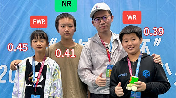 0.39 2x2 WR Single Ziyu Ye🇨🇳 | 0.45 FWR Tian Xia | Sub0.4 Milestone | Framecounting