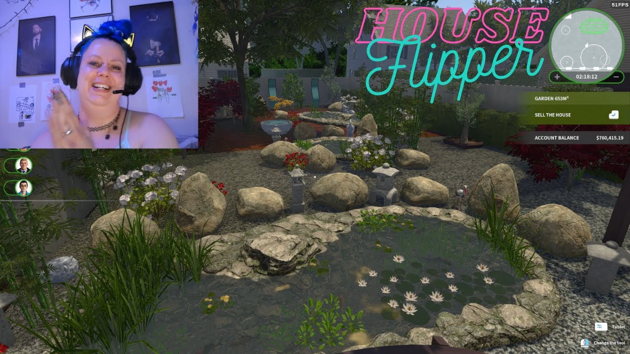 house flipper house 3 japanese garden!! part 4 YouTube
