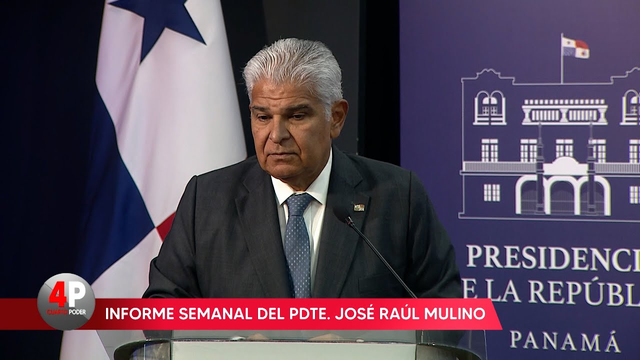 Conferencia semanal del presidente de Panamá