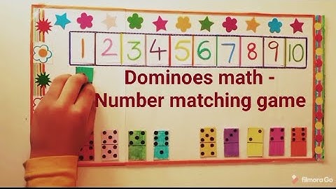 Dominoes math game - Numbers matching(1-10) for early learner