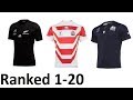 Rugby World Cup 2019 Jersey Rankings