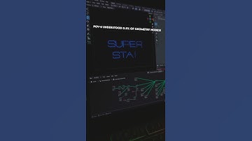 Superstar Title Card Made In Blender !