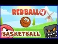 RED BALL 4: Solution to all levels with BASKETBALL