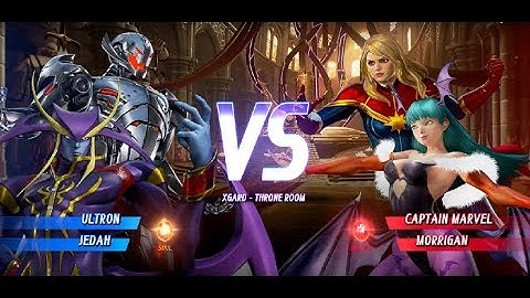 MvC:I BATTLES: Ultron & Jedah vs. Captain Marvel & Morrigan