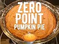 Weight Watchers Freestyle - Zero Point Pumpkin Pie!! Easy!