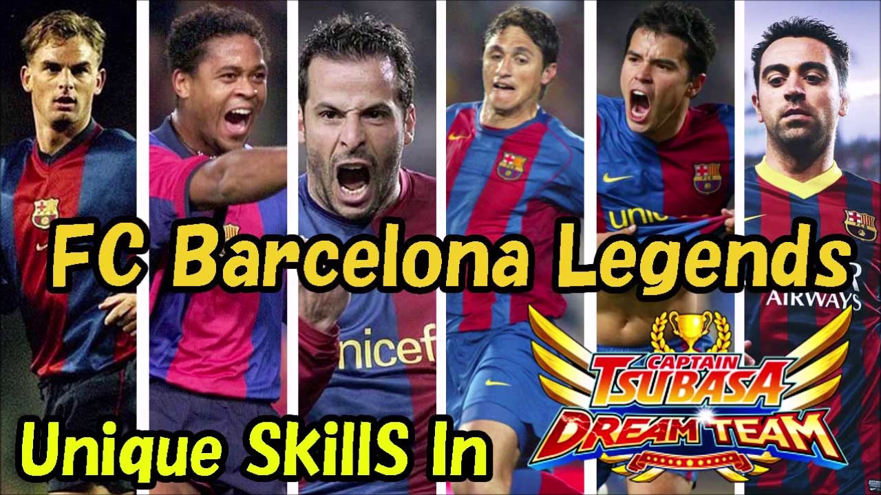 Barcelona Legends Unique Skills バルサ ユニークスキル In キャプテン 翼 たたかえ ドリーム チーム Captain Tsubasa 足球小將 Youtube
