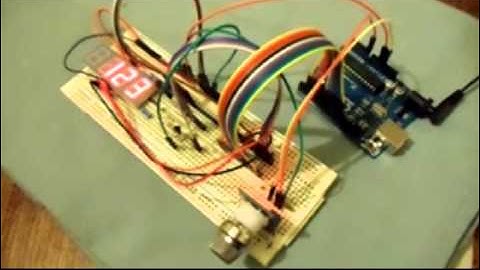 GAS SENSOR WITH ARDUINO AND  4 DIGIT SEVEN SEGMENT DISPLAY
