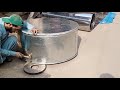 Amazing Skills of Making Metal Tub