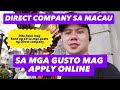 Sa mga gusto mag apply sa macau ng online panuurin niyo to mga email na pwedi kayo mag send ng cv