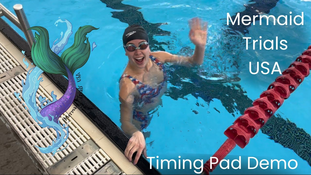 Соревнования русалок в США: демонстрация системы хронометража Colorado Timing System.