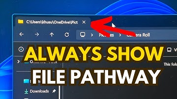 How to Always Show Full File Path in File Explorer Windows 11 or 10 PC / Laptop