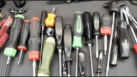 You Can Handle the Truth: Know your Snap On screwdriver handle types when searching for used tools.