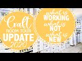 CRAFT ROOM TOUR // UPDATE 2020 // What's WORKING, What's NOT, What's NEW!!!