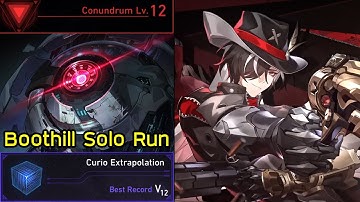 Conundrum Lv.12 Boothill Solo Run Curio Extrapolation Dice