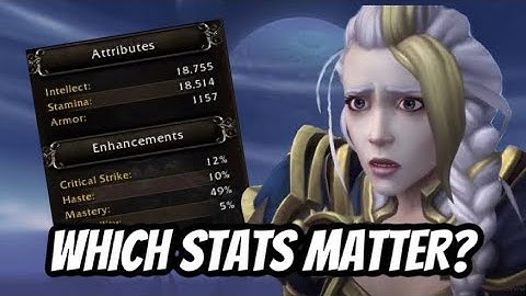 A BASIC GUIDE TO STATS & STAT PRIORITY AND WHY ITS SO IMPORTANT: WORLD OF WARCRAFT