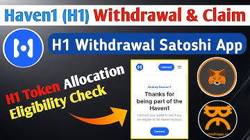 Haven1 H1 Token Withdrawal Process ! How To Claim H1 & Listing ! Satoshi New Update ! Kucoin Exhange