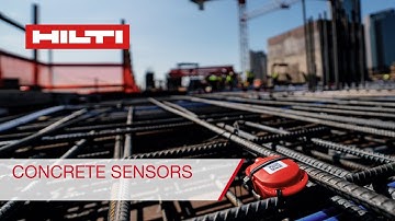 Hilti Concrete Sensors - concrete monitoring, simplified