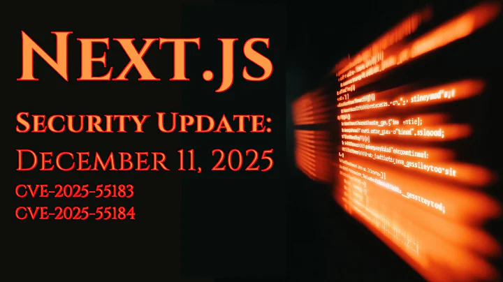 🚨 CRITICAL!  Next.js Security Alert: Step-by-Step Guide to Fix CVE-2025-55184 & CVE-2025-55183