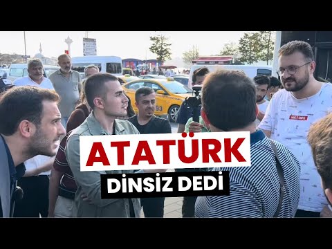 Atatürk Dinsiz Dedi! Gergin Başladı Sakin Bitti!