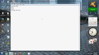 Tutorial 1 - Designing A Website In Notepad - Basics and Beginning