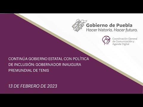 CONTINÚA GOBIERNO ESTATAL CON POLÍTICA DE INCLUSIÓN: GOBERNADOR INAUGURA PREMUNDIAL DE TENIS