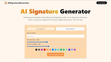 How to Make Digital Signature | Make Electronic Signature | AI Signature