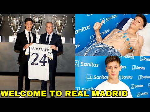 Arda Guler Presentation by Florentino Perez!🔥Medicals Done✅Welcome to Real Madrid Arda Guler!