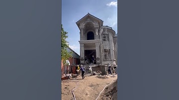 Cập nhật tiến độ thi công công hoàn thiện biệt thự cổ điển ở tại Tây Ninh #nhadep #xaynhatho #nha