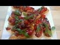 Italian BRUCHETTA tomato & basil recipe How to Make