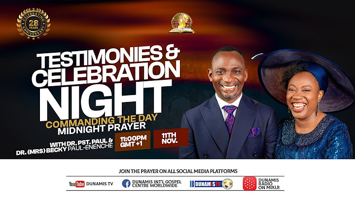 MID NIGHT PRAYER COMMANDING THE DAY-TESTIMONIES AND CELEBRATION NIGHT. 11-11-2024