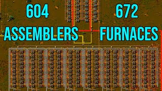 Massive Early Game Blue Science Build | Factorio 100x Research Cost | #3