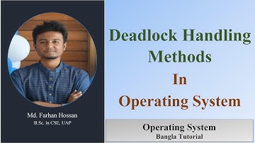 Deadlock Handling Methods | Operating System | Bangla Tutorial