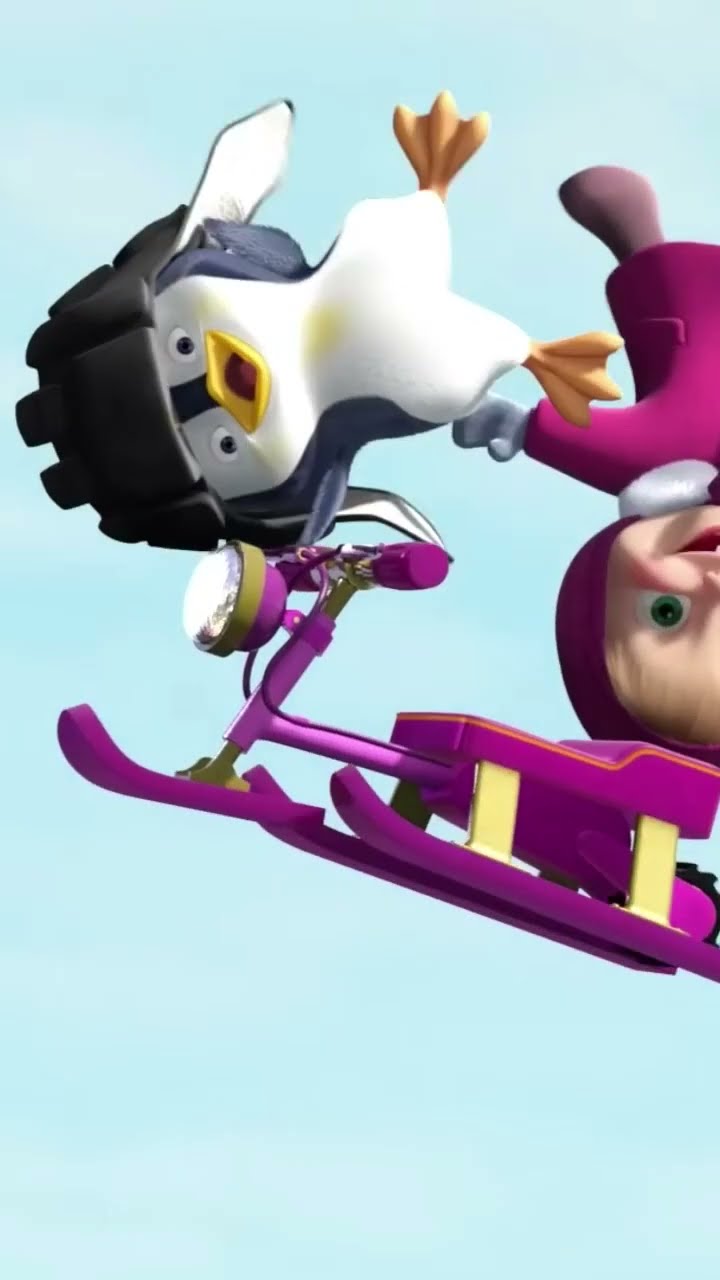 تقلبات الشتاء ❄️? ماشا والدب mashabeararabic #shorts #arabic #mashaandthebear# #cartoonforkids