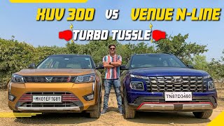 Mahindra XUV 300 Turbo VS Hyundai Venue N Line - Which Turbo car is the best? | Detailed Comparison