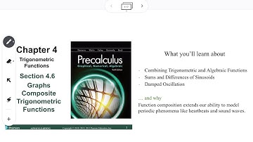 Graph Composite Trigonometric Functions (Section 4.6)